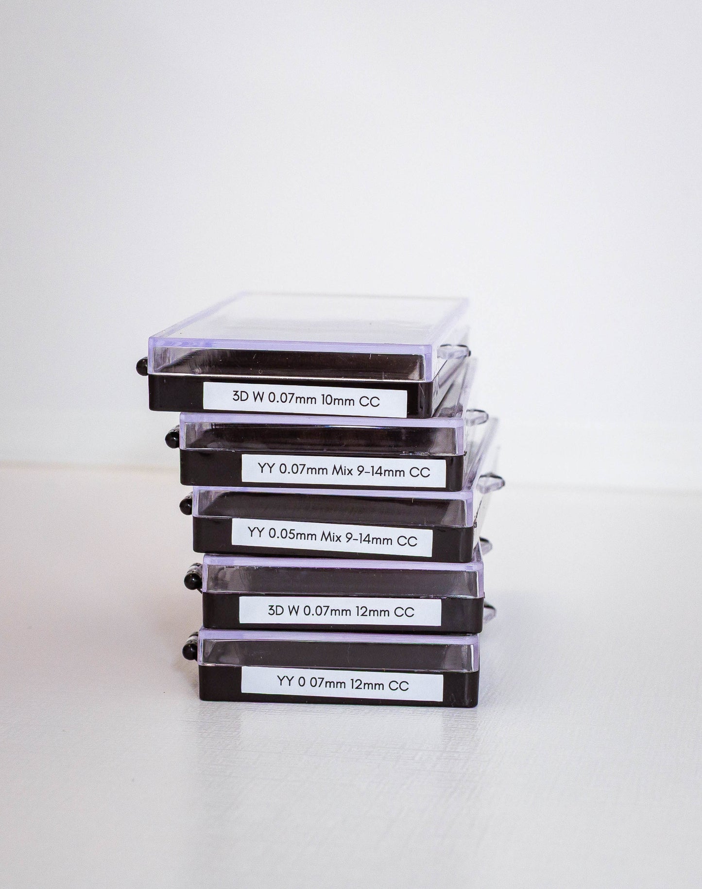 3D W Lash Fans 0.07 CC Curl – Single Length | Peridot Lashes