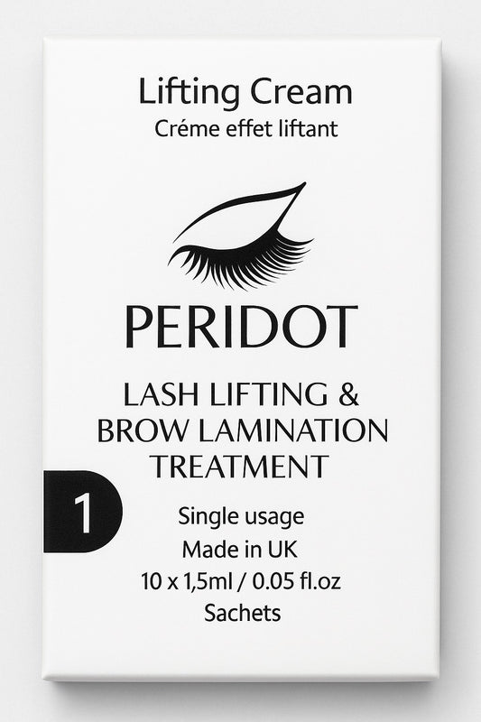 Peridot Lash & Brow Lifting Cream – Step 1 | 5ml