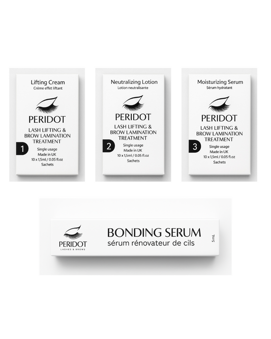 Peridot Lash Lifting & Brow Lamination Kit | 3-Step Professional Treatment