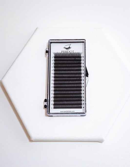 3D W Lash Fans 0.07 CC Curl – Single Length | Peridot Lashes