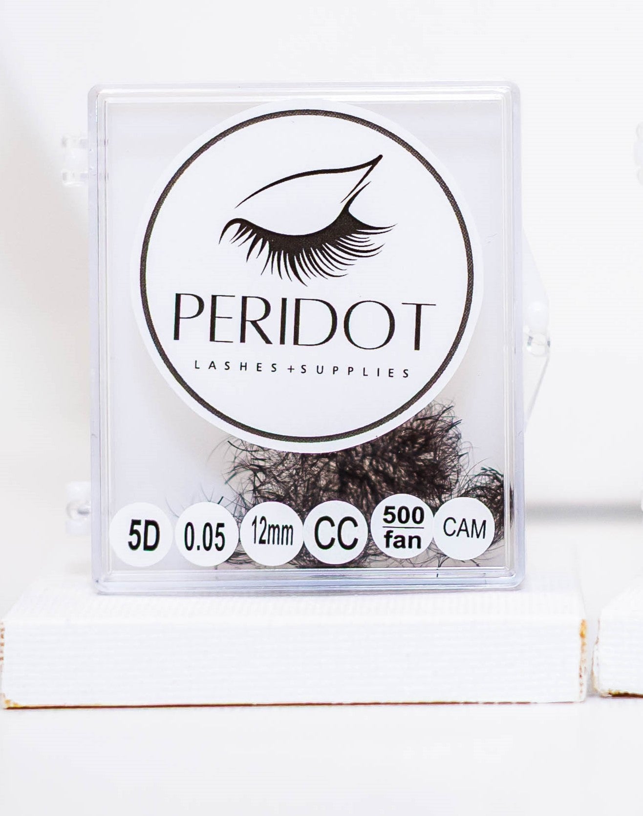 Camellia 5D Lash Fans – Single Length (500 Fans) | Peridot Lashes
